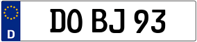 Truck License Plate